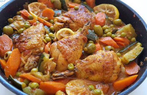 Tajine poulet légumes